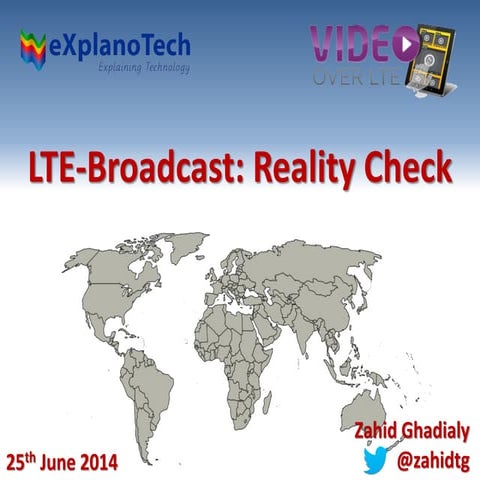 LTE-Broadcast: Reality Check