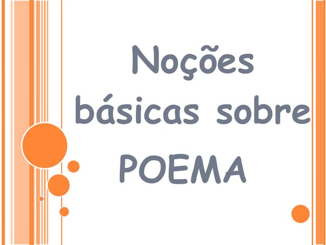 Explicação sobre texto poético para...