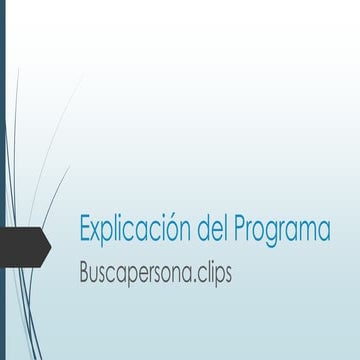 Explicación del programa buscapersona