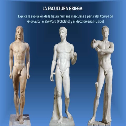 La escultura griega