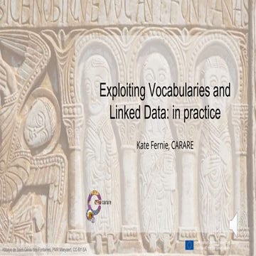 Exploiting vocabularies and Linked Data: in practice