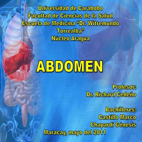 Exploración física del abdomen