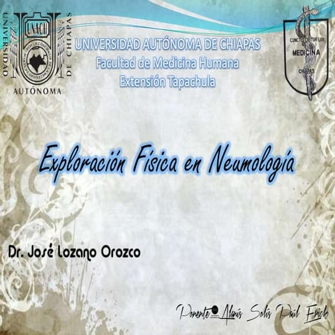 Exploración física en Neumología
