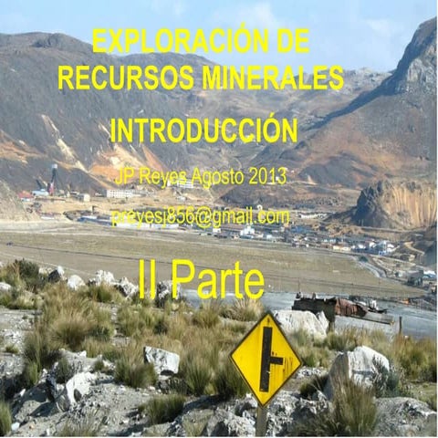 Exploracion de recursos minerales 2da parte