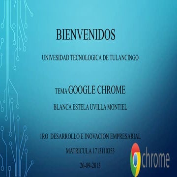 Explorador de google crom