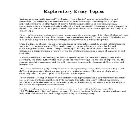 Exploratory Essay Topics.pdf