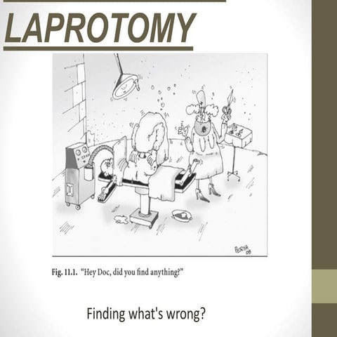 Exploratory laprotomy