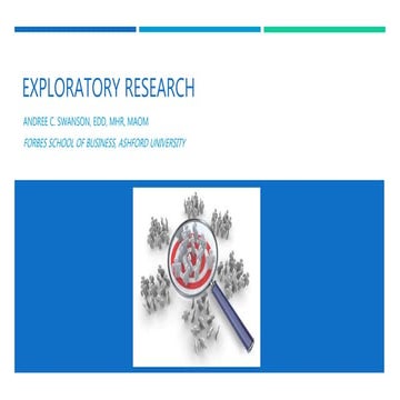 Exploratory Research | PPTX