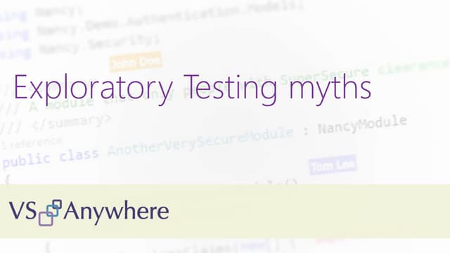 Exploratory testing myths Romanian Testing Conference 2014