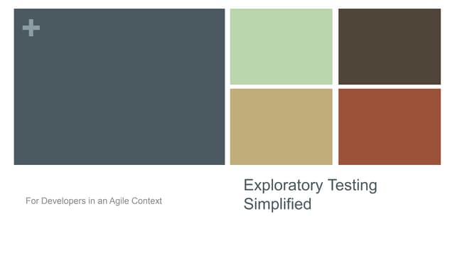 Exploratory Testing for Developers