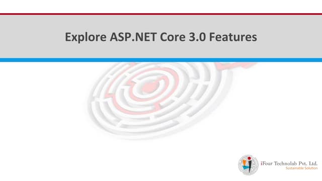 Explore asp.net core 3.0 features