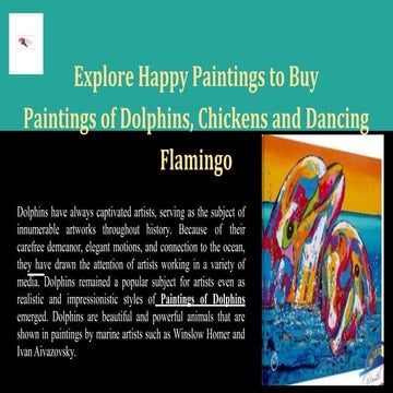 Explore Happy Paintings to Buy Paintings of Dolphins, Chickens and ...