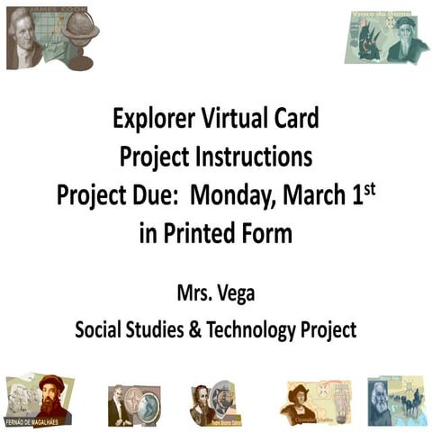 Explorer Virtual Card  Project Instructions