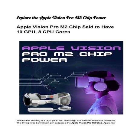 Explore the Apple Vision Pro M2 Chip Power.pdf