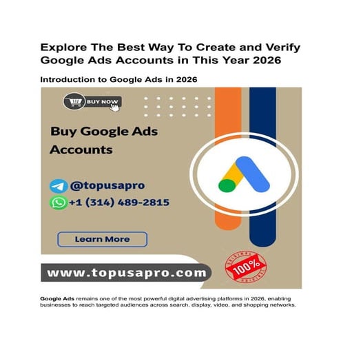 Explore The Best Way To Create Google Ads Accounts.pdf