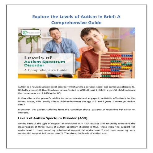 Explore the Levels of Autism in Brief: A Comprehensive Guide