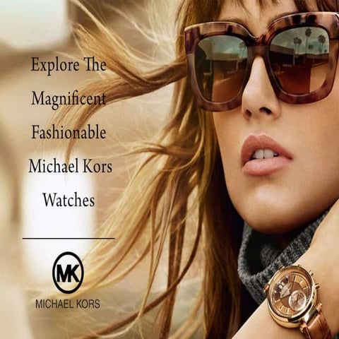 Explore the magnificent fashionable michael kors watches