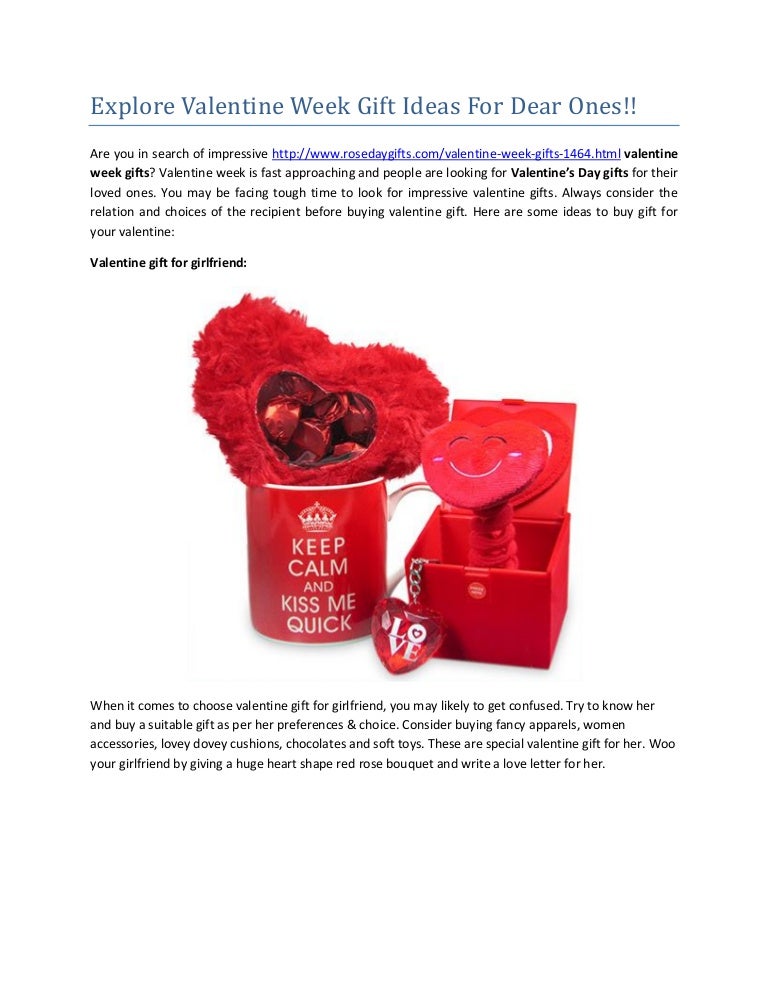 valentine week gifts for girlfriend