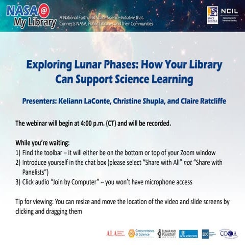 Exploring Lunar Phases: How Your Library Can Support Science Learning