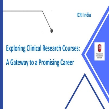 Exploring Clinical Research Courses A Gateway to a Promising Career.pdf
