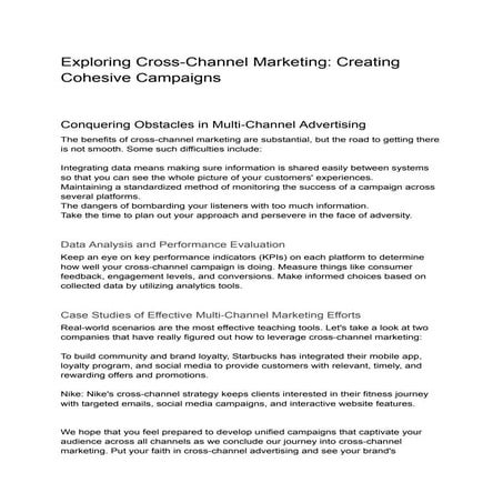 Exploring Cross-Channel Marketing_ Creating Cohesive Campaigns.pdf