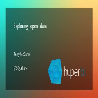 Exploring data & ODI Devon