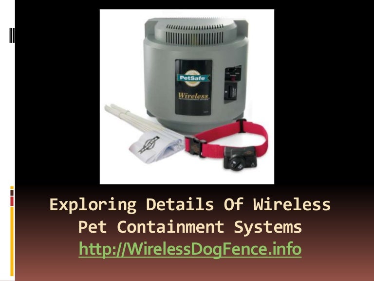 Wireless Pet Containment Systems Exploring The Details
