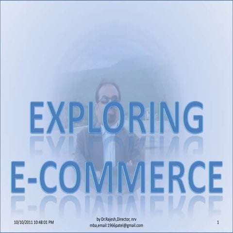 Exploring e commerce