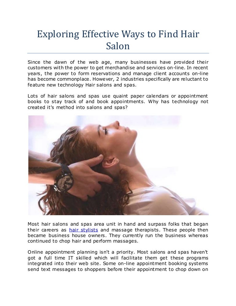 Exploring Effective Ways To Find Hair Salon