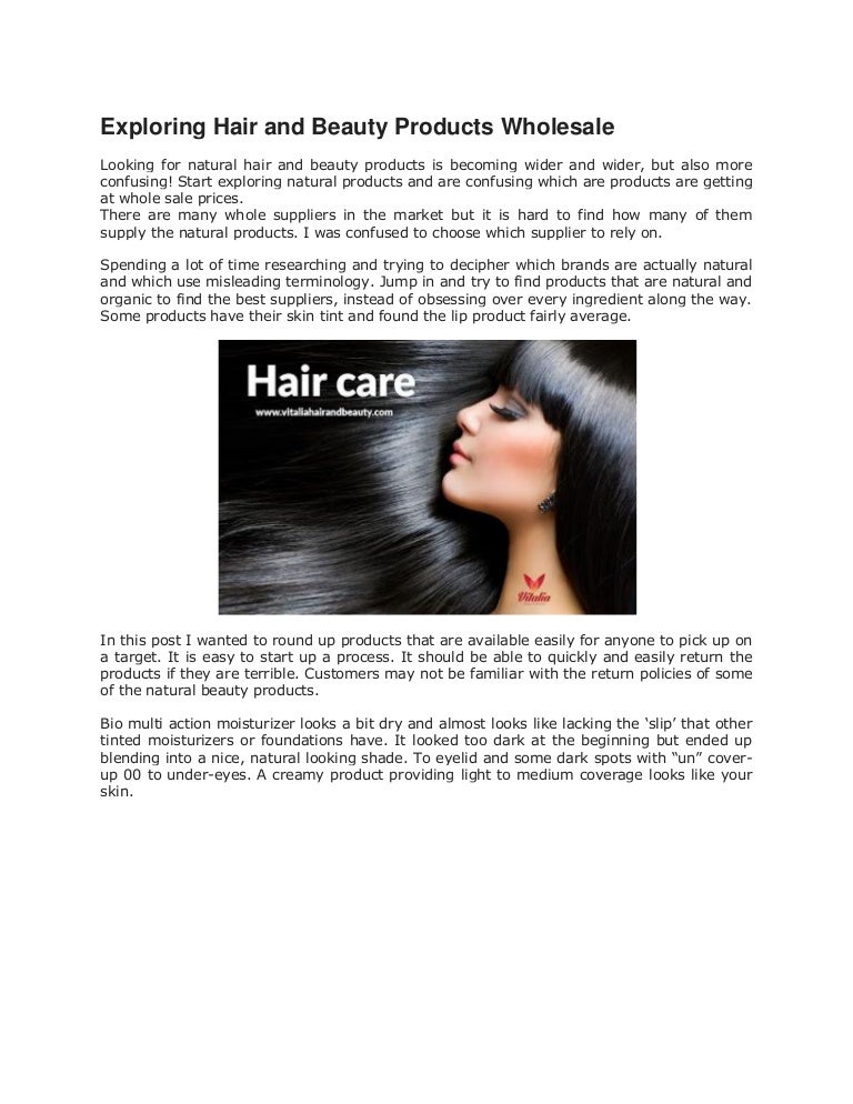Exploring Hair And Beauty Products Wholesale