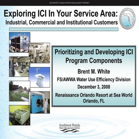 Exploring ICI water conservation in your service area