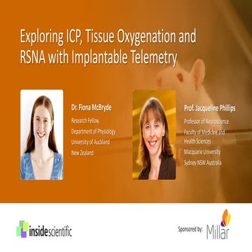 Exploring ICP, Tissue Oxygenation and RSNA with Implantable Telemetry