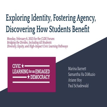 Exploring Identity, Fostering Agency, Discovering How Students Benefit.pdf