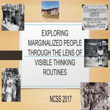 Exploring People Through the Lens of Visible Thinking Routines NCSS2017
