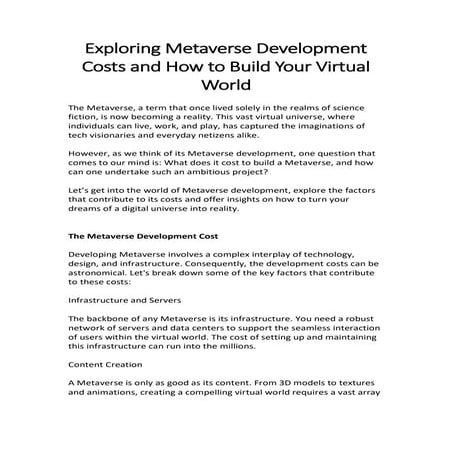 Exploring Metaverse Development Costs and How to Build Your Virtual World.pdf