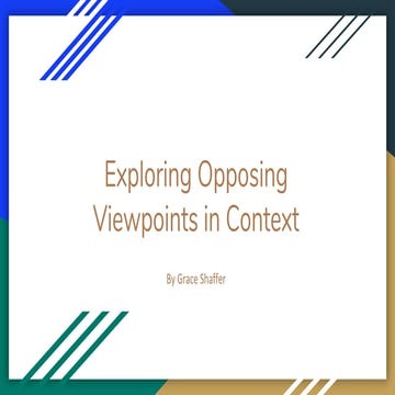 Opposing Viewpoints | PDF