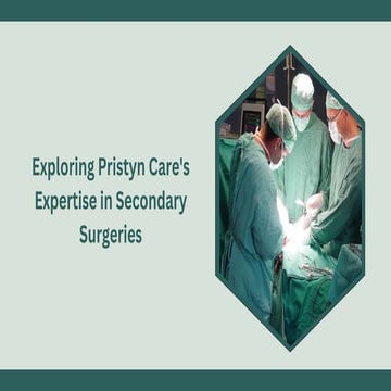 Exploring Pristyn Care's Expertise in Secondary Surgeries.pptx