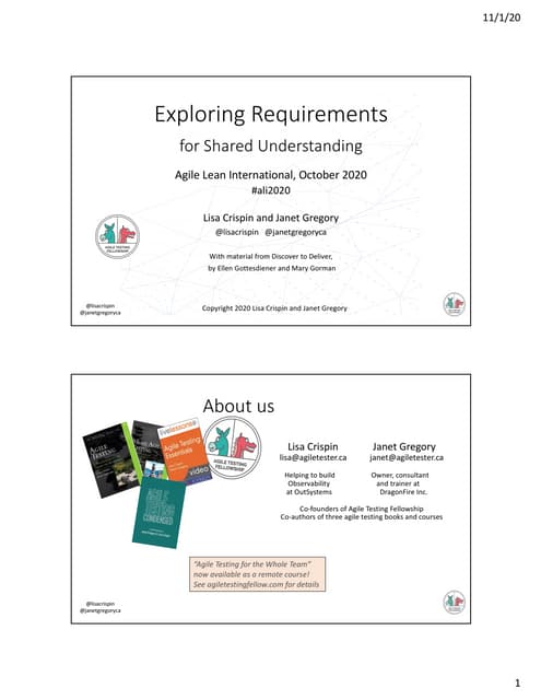 Exploring Requirements for Shared Understanding