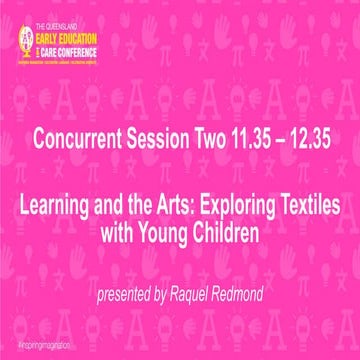 Learning and the Arts: Exploring Textiles with Young Children   