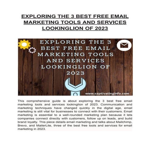 Mailchimp- The Best Email Marketing Tool.pptx