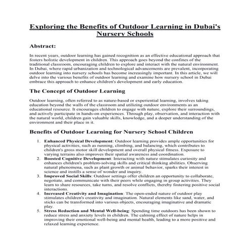 The Benefits of Nature-Based Learning in Early Childhood.pdf