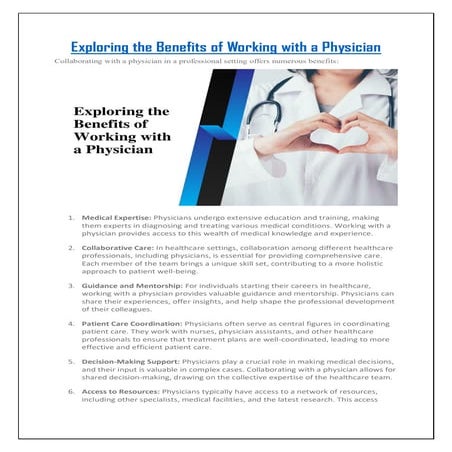 The Role of Physician Assistants in Modern Healthcare- A Comprehensive ...