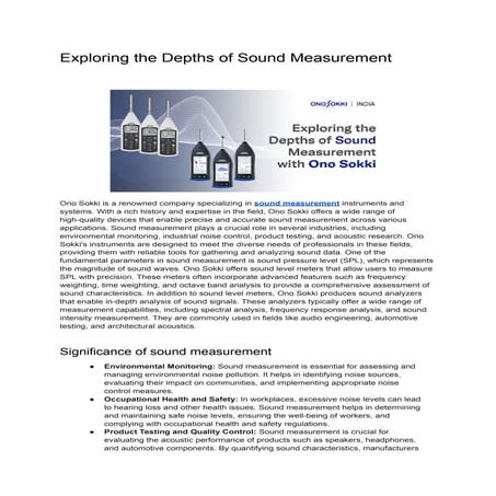 Audio System Measurements | DOCX