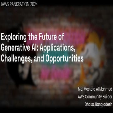 Exploring the Future of Generative AI_ Applications, Challenges, and ...