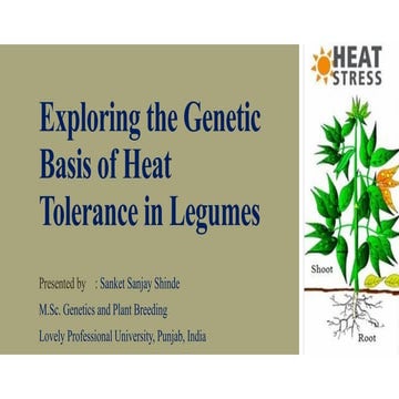 Mechanism of heat stress response in plants | PPTX