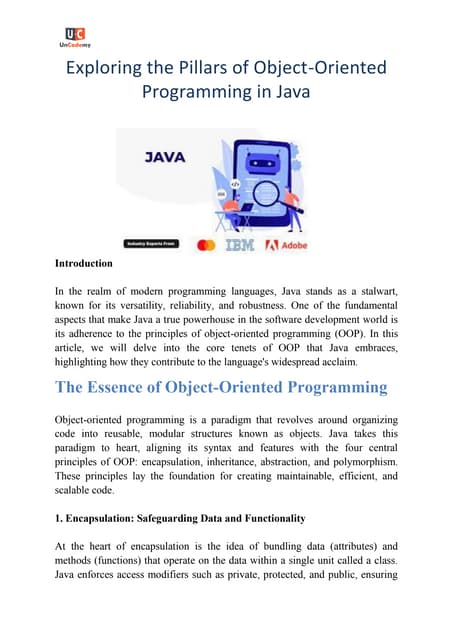 Exploring the Pillars of Object java.pdf
