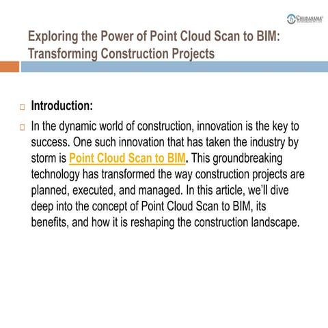 Exploring the Power of Point Cloud Scan to.pptx