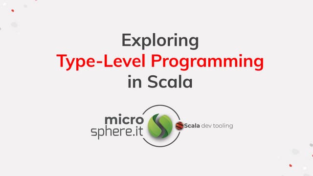 Exploring type level programming in Scala