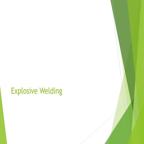 Explosionwelding