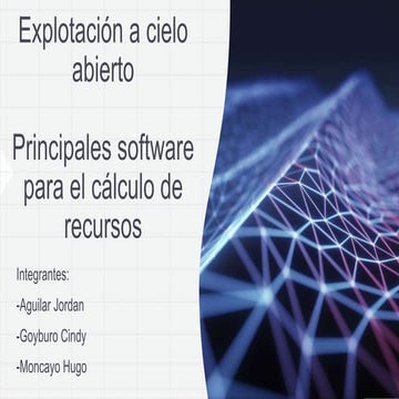 Explotación a cielo abierto_SOFTWARE.pptx